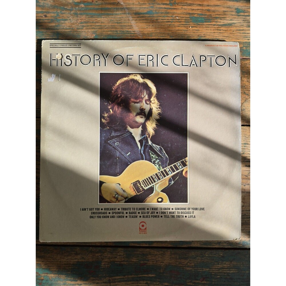 Eric Clapton History Of Eric Clapton 1972 ATCO Set Of 2 LP Vinyl SD Vintage